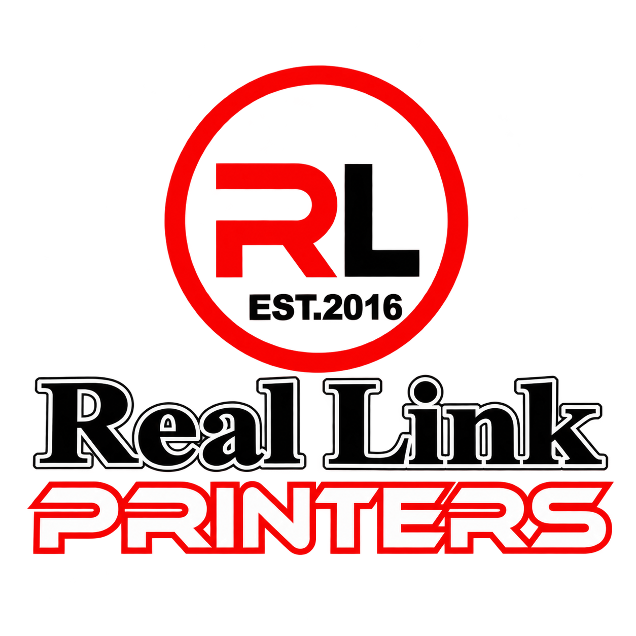 real link printers logo